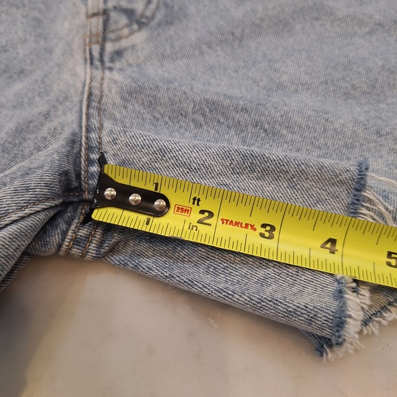 New Z Supply Everyday Hi-Rise Denim Shorts Sz 28 Cutoff Indigo 4" inseam Western - Picture 7 of 8